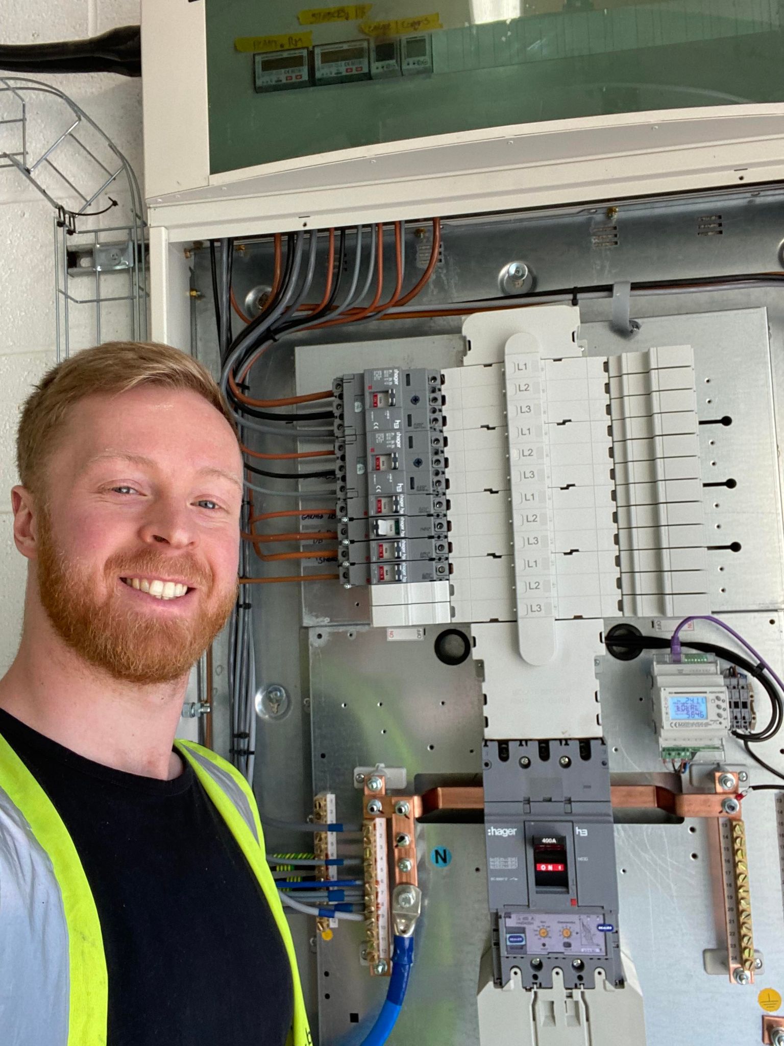 James Purslow, electrician in Marsden, Huddersfield, West Yorkshire